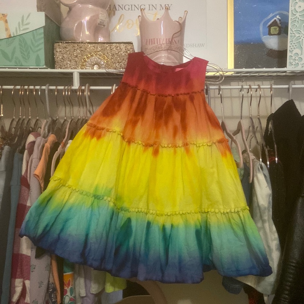 Toddler Girls Isaac Mizrahi Tye Dye Swing Dress 3T